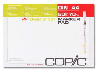 COPIC MARKER PAD   A4 SIZE   GRAPHIC ARTIST PAPER   50 SHEETS 