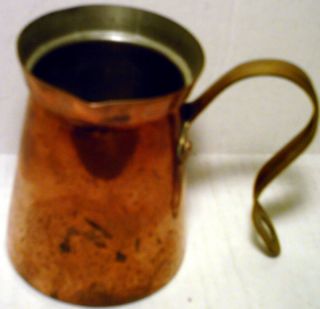 RUSTIC COPPER CUP WITH HANDLE BY TAGUS
