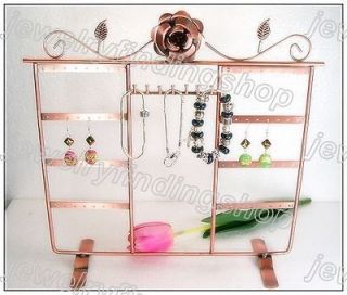 copper Jewelry Holder Earrings&brace​let Display d030