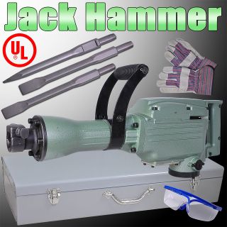   Demolition Hammer w Extra Chisel Electric Concrete Breaker Jack