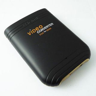 5mm Laptop PC VGA Audio to HDMI HDTV AV Converter Adapter Scaler 