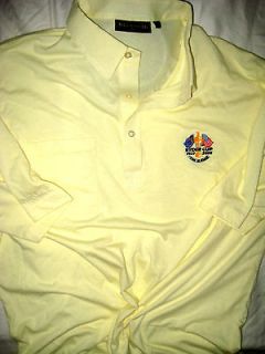 GLENMUIR RYDER CUP THE K CLUB EMBROIDERED LOGO POLY GOLF POLO SHIRT 
