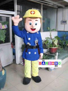Fireman Costume Mascot / Fancy Dress Party Sam   Peppa