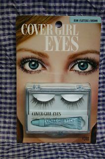 VINTAGE Cover Girl Eyes false / fake lashes NIP 60s NOS demi flutters 