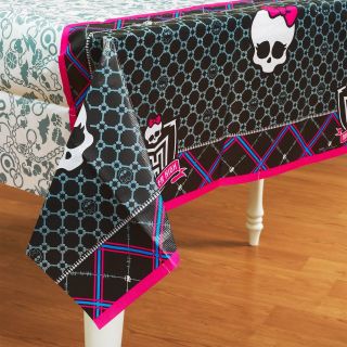 MONSTER HIGH party TABLE COVER 54x102 paper BIRTHDAY other supplies 