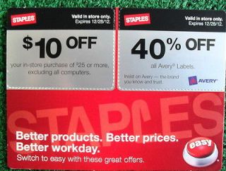 staples coupon in Coupons