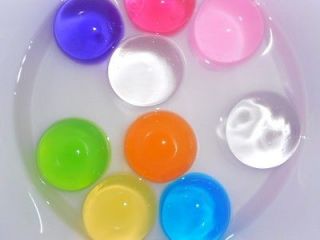   . NEW WATER DECO BALLS (jumbo round water balls) makes 2 1/2 quarts