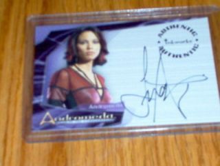 Gene Roddenberrys Andromeda Autograph Lexa Doig A3