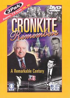 Walter Cronkite Remembers DVD, 2008, 3 Disc Set