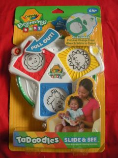 CRAYOLA BEGINNINGS BABY TaDoodles SLIDE & SEE NEW