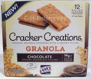 Lance Cracker Creations Granola with Chocolate Filling Crackers 7.8 oz
