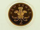 Royal Mint proof 2p coin 1971 to 1979 Prince of Wales Feathers