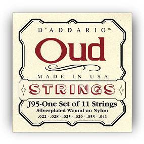 Addario J95 Oud/11 String Strings x 5 Sets NEW