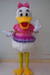 New Daisy Duck ADULT SIZE CARTOON SUIT MASCOT COSTUME FANCY DRESS