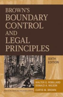Boundary Control and Legal Principles by Donald A. Wilson, Curtis 
