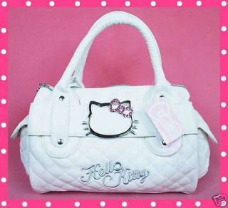 Hello Kitty Cute Shopping Tote Hand Shoulder Bag Handbag w/Long Strap 