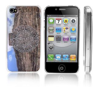 Transparent Snap On Clear iPhone Case for 4/4S iPhone Aztec Mayan 
