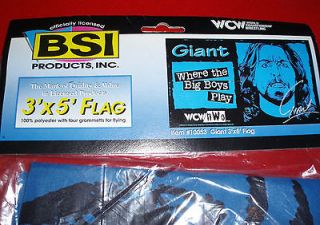 OLD (1998) GIANT from WCW/NWO 3x5 Flag/Banner Unused in Orig.Package
