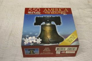 America the Beautiful Liberty Bell 550 Piece Puzzle