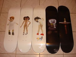 100% Authentic Supreme Chapman Brothers limited Skateboard Deck set of 