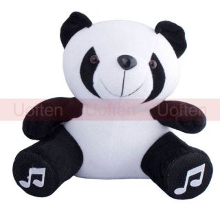 Cute Chinese Panda Plush Toy Doll SD Card Slot USB  Player PC 