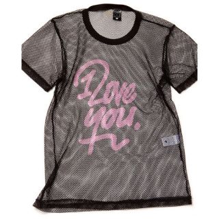 YG eshop / 2NE1 I LOVE YOU Mesh T shirt K POP GOODS