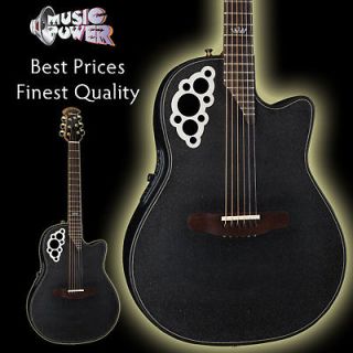 Ovation Adamas Black 1581 KK Acoustic Electric Guitar   Top of the 
