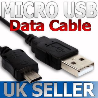 MICRO USB DATA SYNC TRANSFER CHARGER CABLE LEAD WIRE FROM MOBILE PHONE 