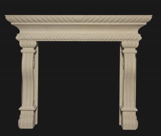 cast stone fireplace in Fireplace Mantels & Surrounds