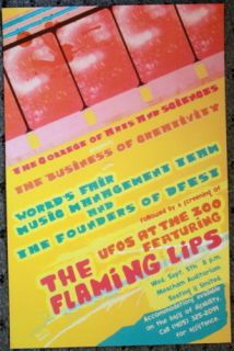 flaming lips poster in Entertainment Memorabilia