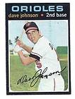 Dave Johnson Baltimore Orioles 1971 Topps Card #595