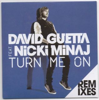   Minaj Turn Me on CD 6 Track Promo Remixes David Guetta Laidback Luke
