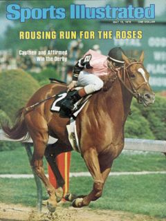 AFFIRMED KENTUCKY DERBY HORSE RACING SI COVER PHOTO 78