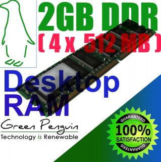   512MB) PC3200 DDR 400 Non ECC 184 pin Desktop RAM Memory Low Density