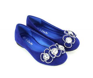   Rhinestone Flower Shape Casual Kid/Youth Girl Flats Shoes Size 9   4