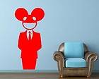 Deadmau5 Wall Art Sticker Transfer Stencil Mural Decal Large Mouse