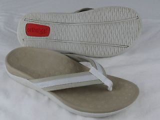 Super Deal  ORTHAHEEL Shoes Womens TIDE Thong Sandal White US 8 