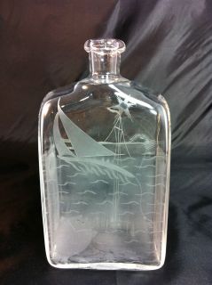 ORREFORS ART DECO EDVARD HALD DECANTER