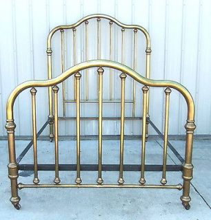 1900 10 SIMMONS FANCY CAMEL TOP WONDERFUL FULL SIZE BRASS BED