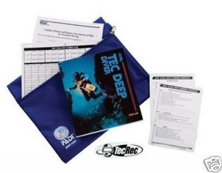 PADI TecRec DSAT Tec Deep Diver Crew Pack Training Materials for Scuba 