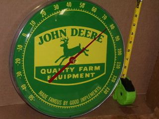 john deere quality equipt thermometer shows deer kicking rear feet