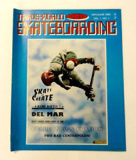  Skateboard Magazine Vol. 1 no. 1 Ramp Battle Del Mar, Caballero