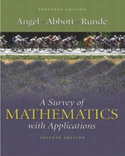 Survey of Mathematics with Applications by Dennis Runde, Christine D 