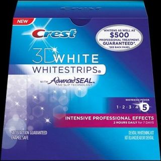 NEW SEALED CREST 3D WHITE INTENSIVE PROFESSIONAL EFFECTS TEETH 