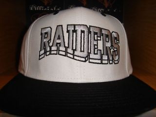 Raiders snapback hat retro new w/out tags