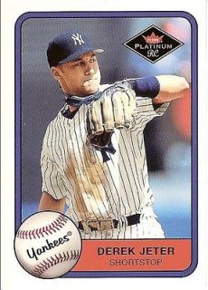 2001 Fleer Platinum Derek Jeter New York Yankees #332 (great combined 