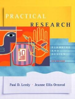 Practical Research Planning and Design by Jeanne E. Ormrod and Paul D 