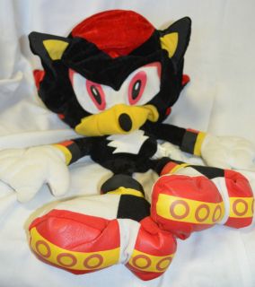 21 Toy Network Sonic The Hedgehog Black Red Yellow White Super Soft 