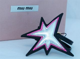 MIU MIU by PRADA Bracelet LEATHER STAR DOUBLE STRAP BRACELET S/S 2011 