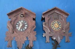 Regula Black Forest Cuckoo Clock Company Parts Restore Weight Driven